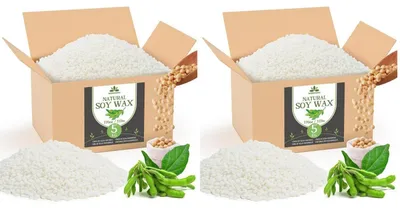 Produktbild von Sojawachs für Kerzen 10KG, Natürliches Kerzenwachs zum Gießen & Herstellen