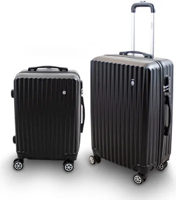 Produktbild von Barut Reisekofferset General 2-teilig M + L Schwarz MS-17271