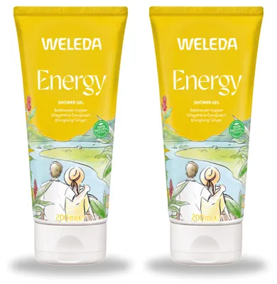 Produktbild von 2 x Weleda Aroma Shower Energy Duschegel - 200 ml - Vorteilspackung - 2 Stücke