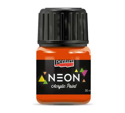 Obrázek produktu pro Akrylová barva NEON PENTART 30 ml ORANŽOVÁ
