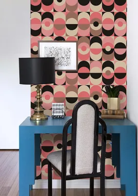 Produktbild von Coloray Fototapete 104x70 cm Latextapete Magicstick - Muster-Weinlese geometrisch