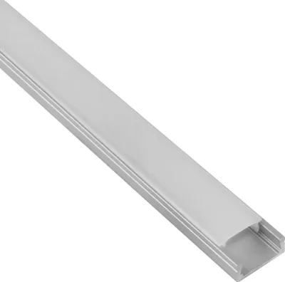 Produktbild von A15 LED Profil Silber 2m Abdeckung opal