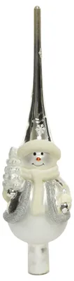 Christbaumspitze Schneemann