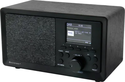Produktbild von Soundmaster DAB350SW DAB+ Digitalradio mit USB & Farbdisplay