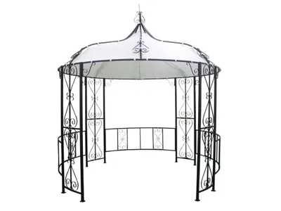 Produktbild von Gartenpavillon TILCARA aus Schmiedeeisenimitation Medium. 300 x H 290 cm