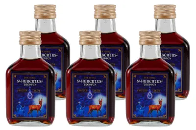 Produktbild von St. Hubertus Tropfen - Kräuter Likör (12 x 0,1L)
