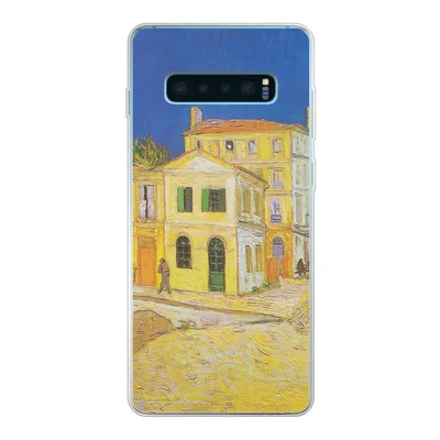Produktbild von MuchoWow® Handyhülle Schutzhülle Hülle für Samsung Galaxy S10 Lite Das gelbe Haus - Vincent van Gogh Silikon Softcase Handy Hülle - Schutz