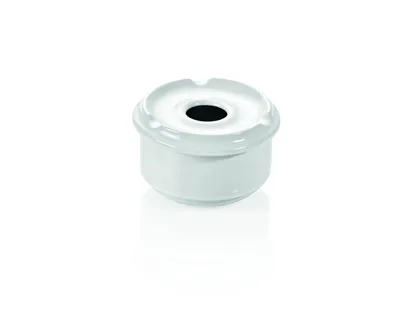 Produktbild von Windaschenbecher Ø 10 cm weiß, Porzellan
