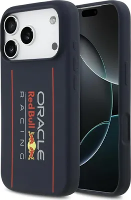 Produktbild von Etui Red Bull Silicone Oversize Vertical Logo Magsafe Do Iphone 17 Pro Granatowy