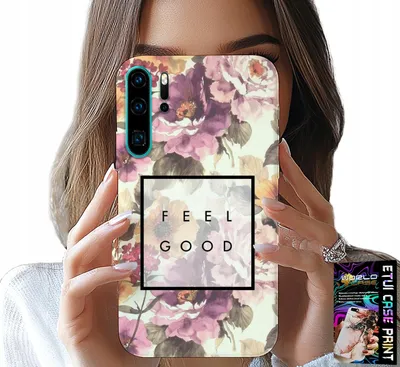Zdjęcie produktu dla Etui Do Huawei P30 Pro - Kwiatisty Wzór, Modne Damskie + Folia