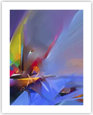 Produktbild von Poster - Poster ohne Rahmen - Abstraktion modern - 40x50 cm - Wand Bild - Wanddeko - Wandbilder - Kunstposter - Wandposter - Bilder - Kunstdruck - Wanddekoration - Wandbild - P2XPA40x50-4030