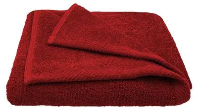 Produktbild von Handtuch - Badetuch - Rot - 70x140cm - Baumwollhandtuch - 100% Baumwolle