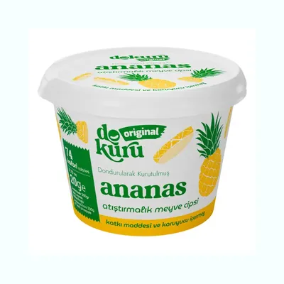 Produktbild von Dokuru | Gefriergetrocknete Ananas (Fruchtchips) 20g