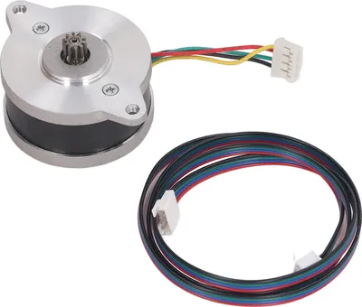Zdjęcie produktu dla Silnik krokowy wytłaczarki Nema14 2-fazowy silnik naleśnikowy 36 mm z przedłużaczem 78 cm do Orbitor DC0?24V