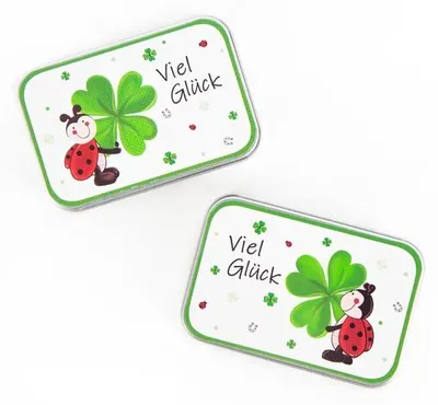 Productafbeelding van Glücksbringer - Veel succes - Afmetingen: 9,5 x 6,5 x 2 cm