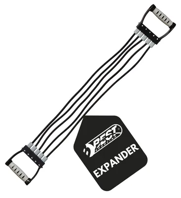Obrázok produktu pre Fitness expander s 5 nastaviteľnými lanami na cvičenie doma