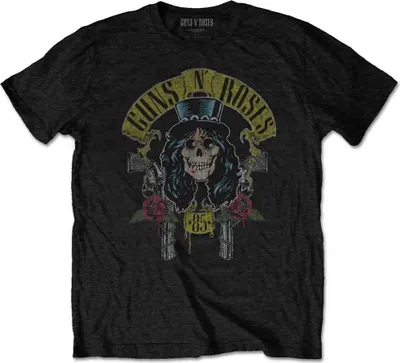 Produktbild von Guns N' Roses Slash 85 Black S T-Shirt