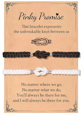 Produktbild von XFSRG 2 Stück Partner Armbänder Unendlichkeitknoten Armband Set Liebesknotenarmb