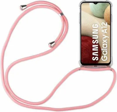 Produktbild von Handykette für Samsung Galaxy A12 Handyhülle mit Band Schutz Hülle Handy Tasche