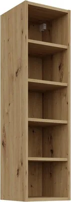 Obrázek produktu pro Vysoká horní otevřená skříňka LUNARA - šířka 30 cm, dub artisan
