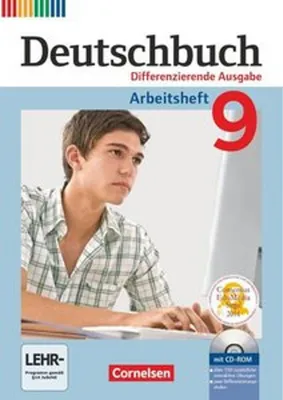Obrázek produktu pro Deutschbuch - Differenzierende Ausgabe 9. Schuljahr - Arbeitsheft mit Lösungen und Übungs-CD-ROM