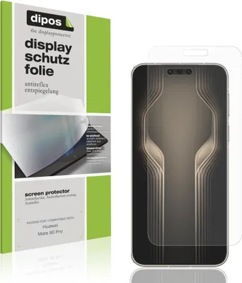 Produktbild von 4x Schutzfolie für Huawei Mate 80 Pro matt Displayschutzfolie Folie Display Schutz dipos