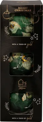 Productafbeelding van TS Collection - Kerstbal. Ontworpen door Lammie - Set van 3