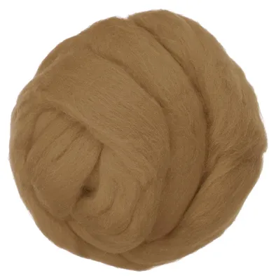 Wollkammzug 80 g, weiche Filzwolle, grob, für Nadelfilzen, Stricken, Decken
