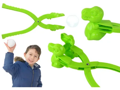 Immagine prodotto di Macchina per palle di neve verde dinosauro