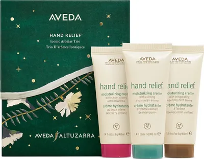 Produktbild von Aveda Hand Relief Zestaw nawilżających kremów do rąk, 3 x 40 ml