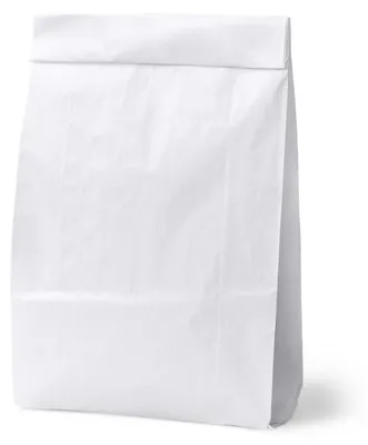 Produktbild von Allbag Weiße Papier Faltenbeutel 1000 Stück 15x6x29cm
