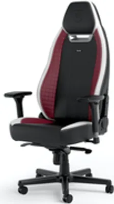 Zdjęcie produktu dla noblechairs LEGEND, Fotel gamingowy, 150 kg, Obite siedzisko, Obite oparcie, 200 cm, Czarny/czerwony/biały