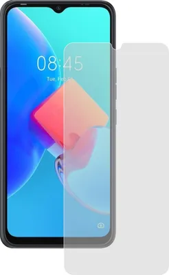 Imagen del producto de 2 láminas protectoras premium para pantalla de Tecno Spark 8C, antishock, de alta transparencia