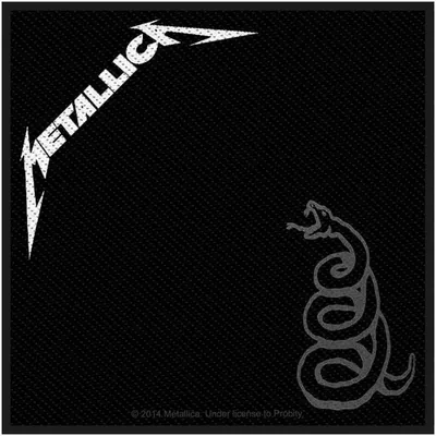 Image de Metallica - Patch "Black Album 2014" - Polyester RO1114 (Taille unique) (Noir)