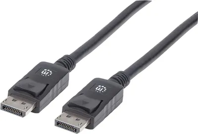 Produktbild von MANHATTAN DisplayPort Kabel St/St  3.0m geschirmt   schwarz