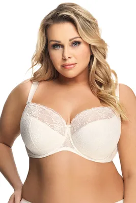 Zdjęcie produktu dla Gorsenia k357 blanca ecru 85g biustonosz półusztywniany
