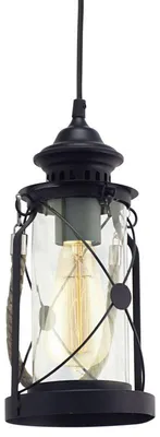 Produktbild von EGLO Bradford, Flexible Halterung, Schwarz, Transparent, Transparent, Glas, Stahl, Drinnen, IP20