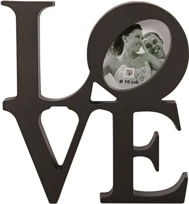 Produktbild von Bilderrahmen LOVE schwarz, 22 x 20 cm