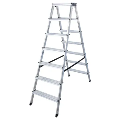 Produktbild von Euroline 619 Stufenstehleiter 2x7 Stufen