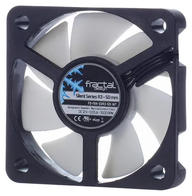 Produktbild von Fractal Design Silent Series R3 50mm FD-FAN-SSR3-50-WT, White