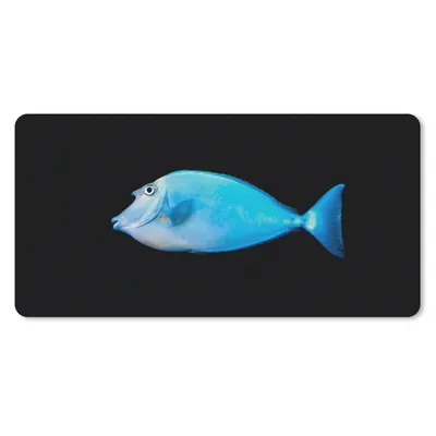 Produktbild von MuchoWow® Mauspad Mousepad Fische - Meerestiere - Schwarz 60x30 cm - Mousepads - Maus Mat - Pad - Mausunterlage