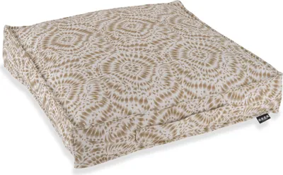 Produktbild von H.O.C.K. Badu Batik Steel Outdoor Matratzenkissen 50x50x10cm col. 01 natur beige