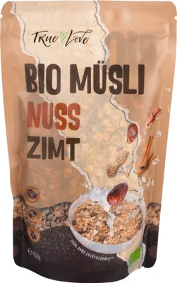 Produktbild von Nuss-Zimt-Müsli 450g - 6er Vorteilspack von True Love