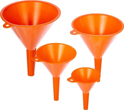Produktbild von 4tlg Trichter Set Einfülltrichter Fülltrichter Kunststoff Durchmesser 5,7,9,12cm