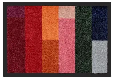 Fußmatte 50x75 cm, Nylon, Gummirücken, waschbar bei 40 °C