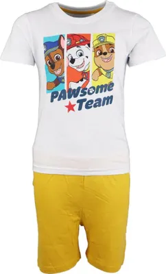 Produktbild von Paw Patrol Jungen Kinder Schlafanzug Pyjama – Weiß / 104