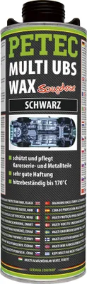 Produktbild von Petec Multi UBS Wax Unterbodenschutz Rostschutz schwarz Saugdose 1L 73420