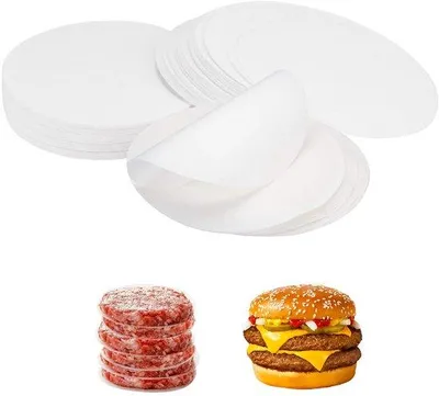 Obrázek produktu pro Papír na pečení hamburgerů, 11 cm, 500 listů, kulatý tvar