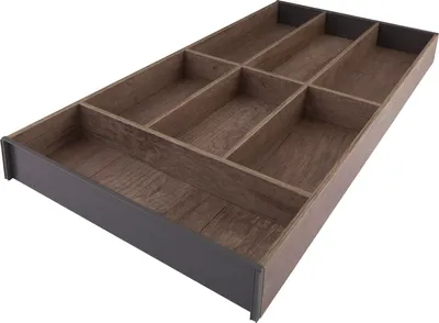Zdjęcie produktu dla Blum Ambia-Line taca na sztućce taca na sztućce 622x300x50mm, stal dąb Nebraska