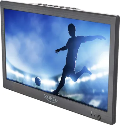 Obrázok produktu pre Prenosný televízor Xoro PTL 1050 V2 sivý 25,4 cm (10") LCD 1024 x 600 pixelov
